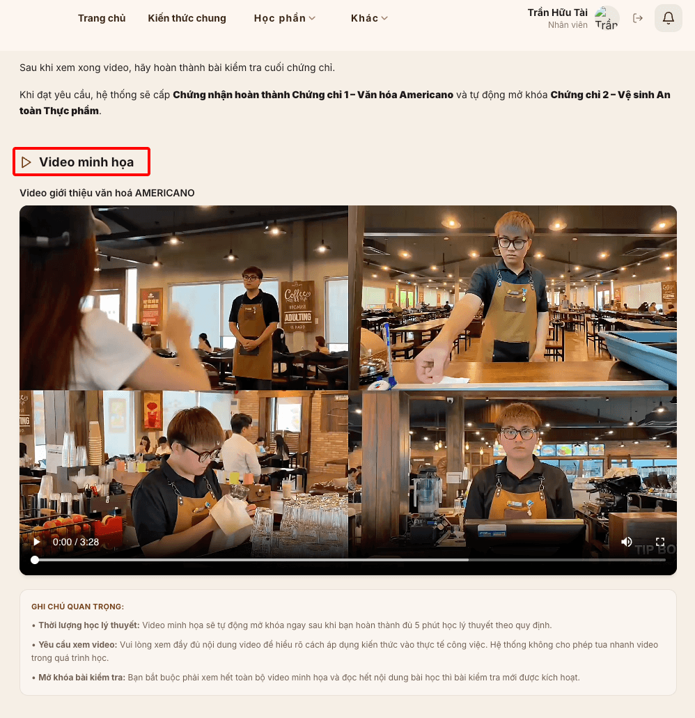 Bước 8 - Xem video minh họa